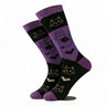 1 Pair of Personality Bat Mid Tube Men's Socks Skull Women's Socks Spider Tide Socks Bloody Hand Halloween Women's Socks