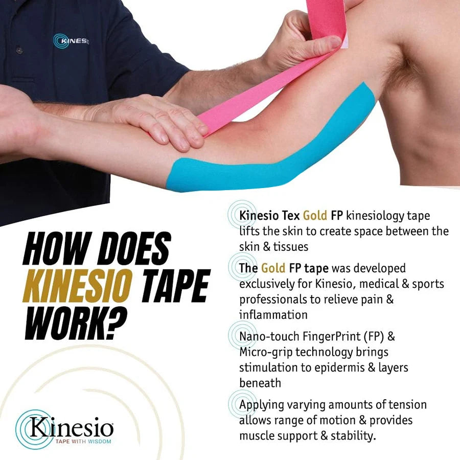 5M Kinesiology Tape Athletic Elastoplast Sport Muscle Patch Recovery Strapping Gym Waterproof Muscle Strain Injury Ease Bandage