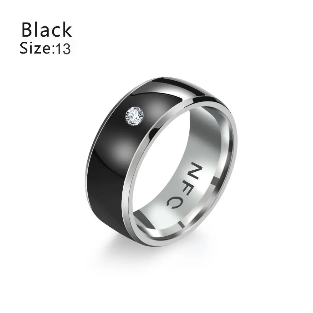 Fashion Technology Android Phone Equipment Smart Intelligent NFC Finger Ring Wearable Connect