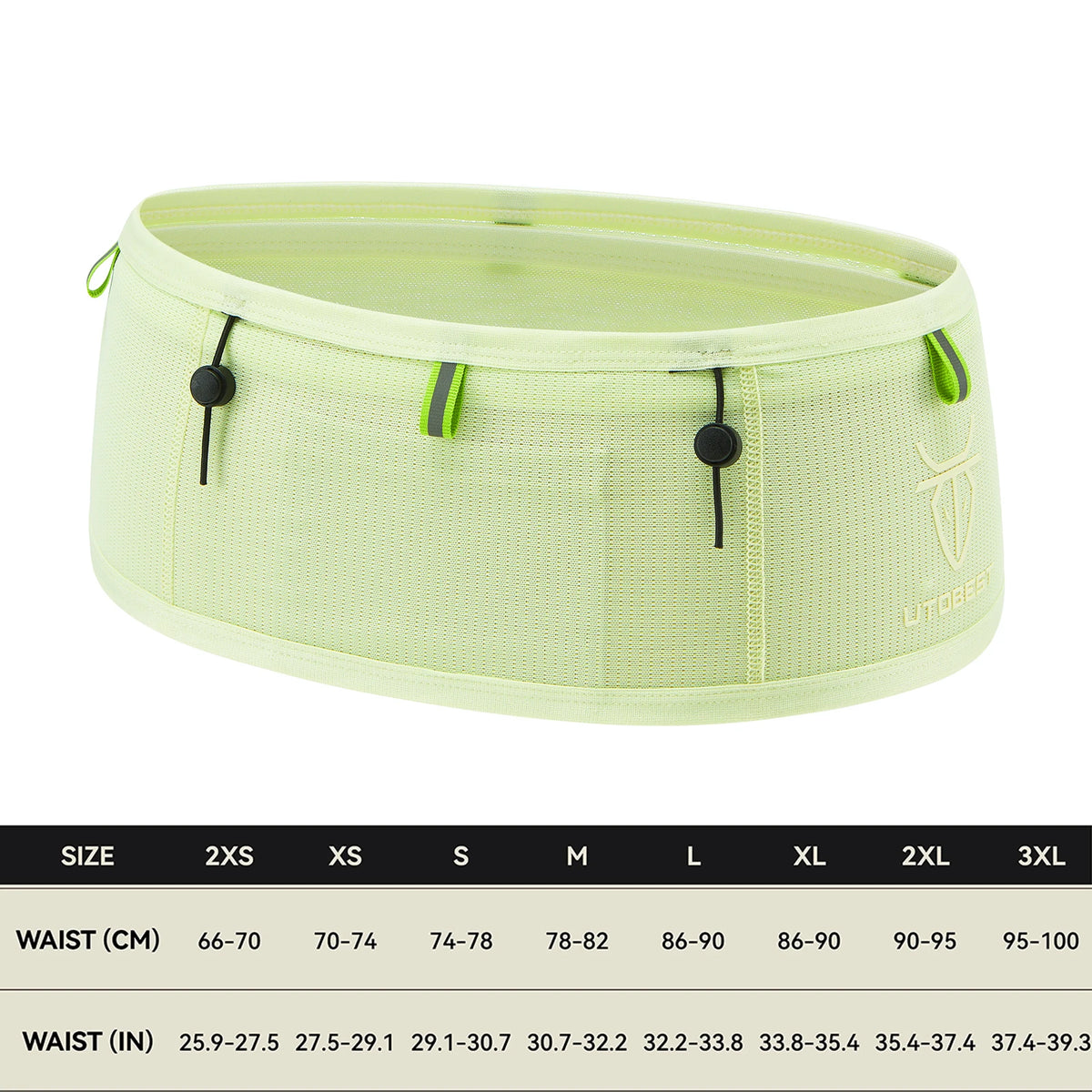 UTOBEST B7 Pro Professional Marathon Running Belt Ultra-Light Race Number Belt Phone Holder Waist Bag Breathable Fanny Pack