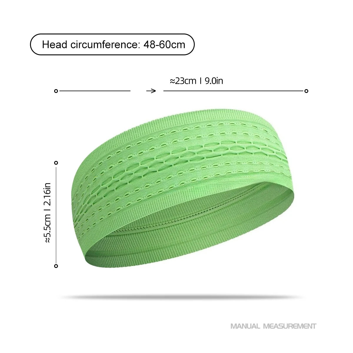1PC Non-Slip Sport Headbands Moisture Wicking Workout Sweatband for Men & Women Fitness Running Cycling Football Yoga Hairband