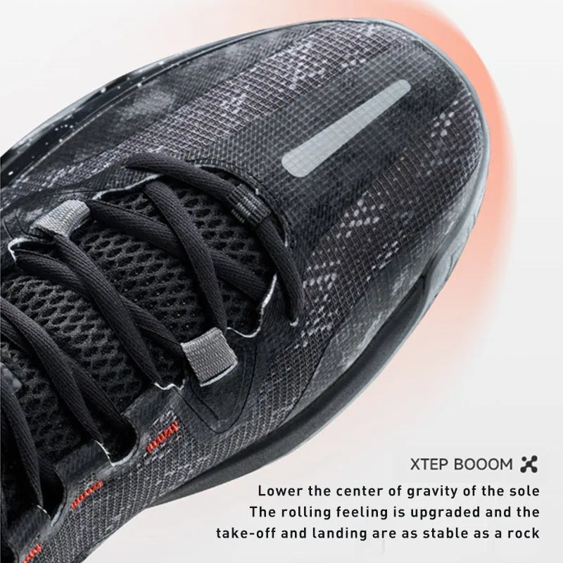 Xtep Light Attack 2.0 V3 Basketball Shoes For Men  Spring  Men's  Mid Top Wear-Resistant Training Sneakers 876119120010