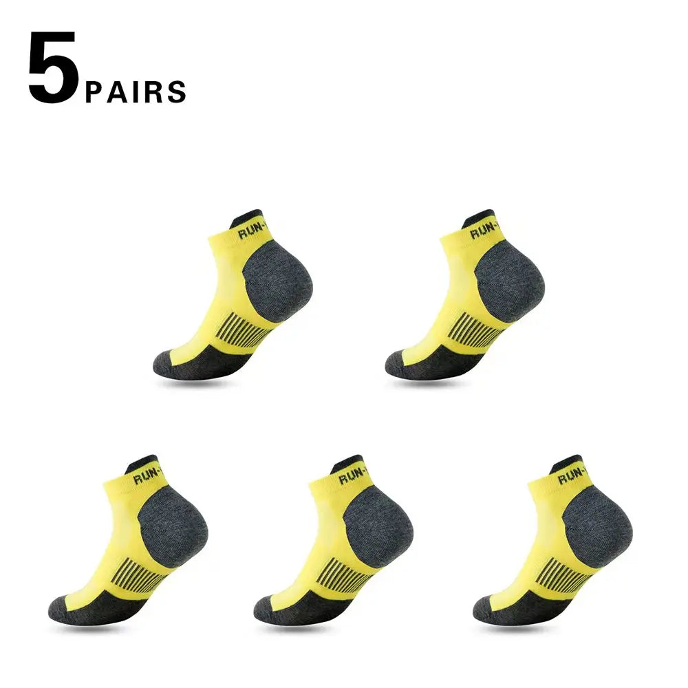 5/10 Pairs Men's Breathable Ankle Socks Mesh Casual Athletic Sports Short Socks Thin Cut for Summer Size 38-45