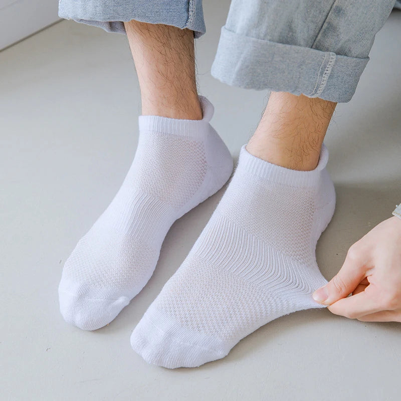 5Pairs Men's Cotton Sports Socks Breathable Sweat Absorbent & Odor-Resistant High Quality Women's Sock Comfortable Unisex sox