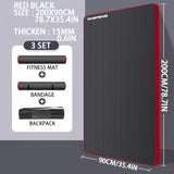 15mm NBR Yoga Mat Anti Slip Thickened Style for Beginners, Home Yoga Mat for Sports, Dance, Fitness Floor Mat Equipment