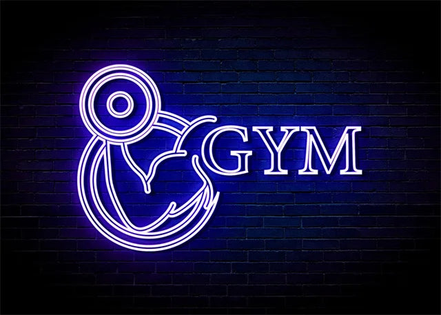 Modern Fitness Body Motivation Neon Design Canvas Posters GYM Body Pop Wall Art Simply Fitness Power Print Art GYM Decor Mural