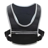 Jogging Hiking Running Chest Bags Zipper Pocket Adjustable Strap Reflective Running Vest Key Pocket Phone Holder