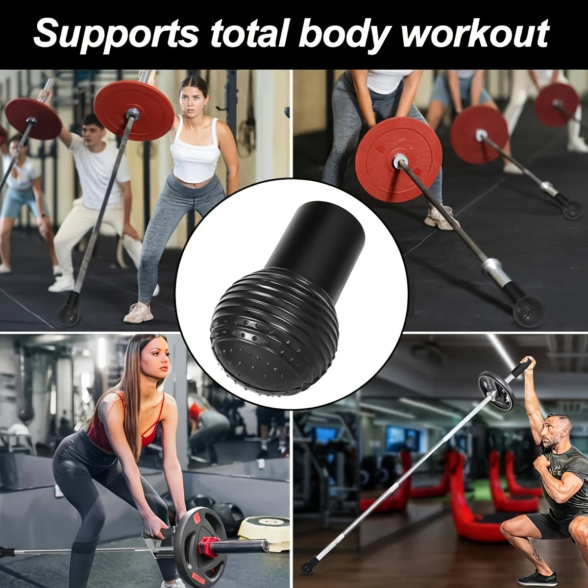 Landmine Attachment for Barbell, Easy to Use with 360° Rotation, Attachment for 2 Inch Barbell, Landmine Base