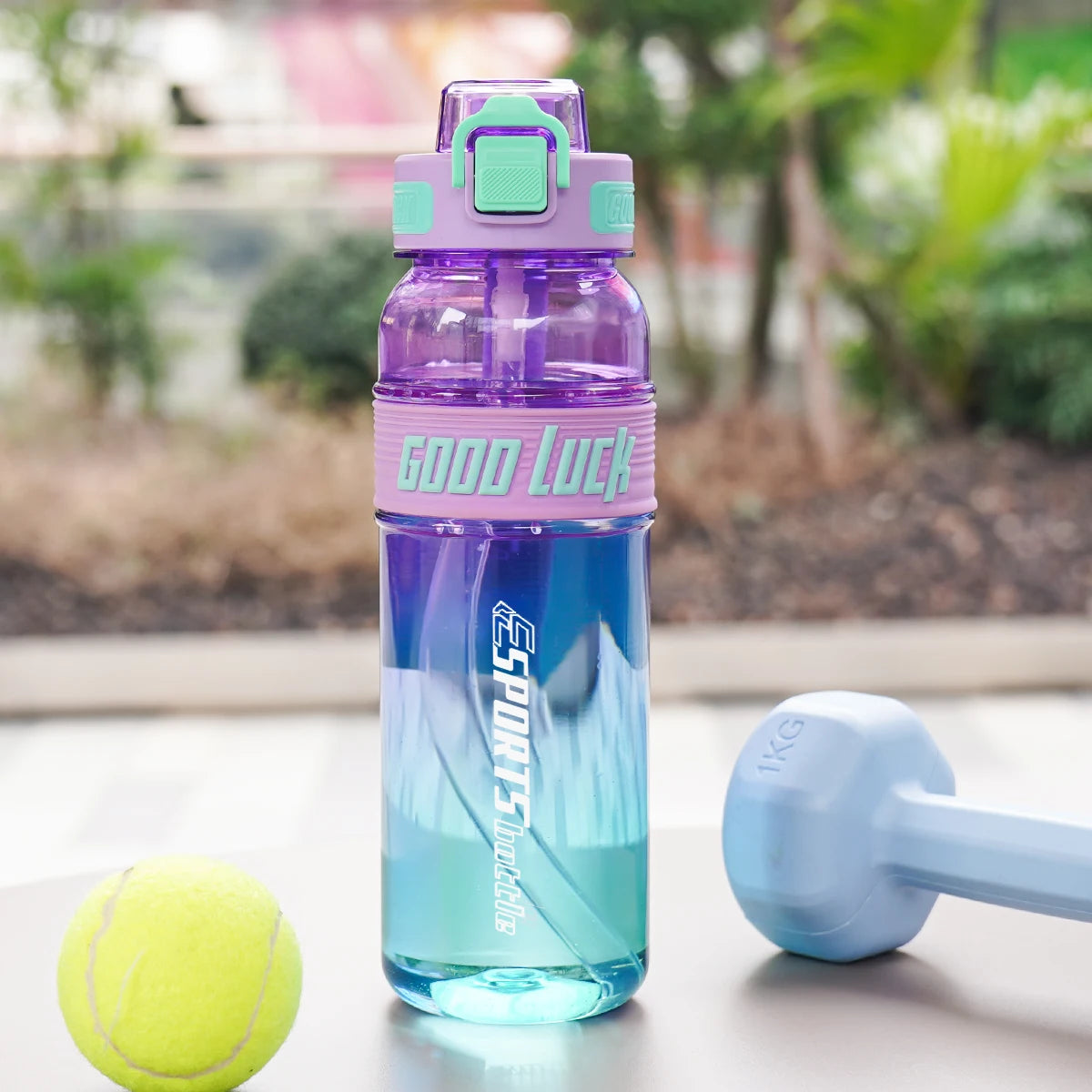 1pc 950ml/31oz 750ml/26oz 550ml/18oz Outdoor Sports Water Bottle, Suitable for Fitness, Sports, Birthday Gifts