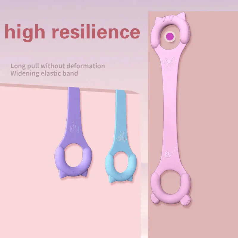 8-shaped fitness resistance band, pull-up device, full body exercise, suitable for physical therapy, yoga, Pilates, stretching