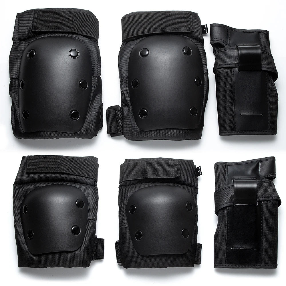 Knee Pads,Elbow Pads & Wrist Guards for Men Women & Kids - Protective Gear for Skateboarding,BMX &Scooter - Multi-Sport Pad Set