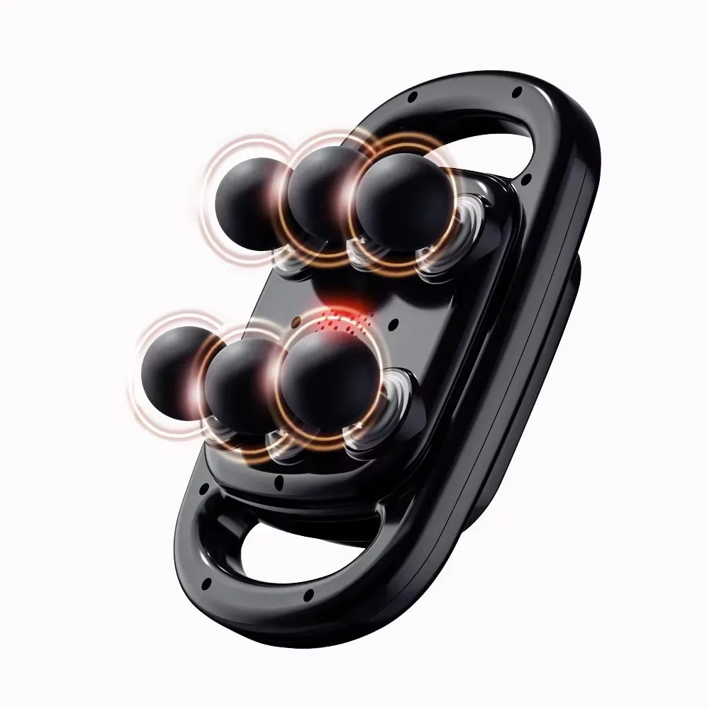 Electric Six Heads Fascia Gun Muscle Relaxation Massager for Neck And Cervical Spine Relief - Massage Instrument Full body massa
