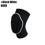 1Pcs Knee Pads Thick Sponge Anti-Slip Collision Avoidance Knee Sleeve Football Jogging Wrestling Basketball Volleyball Women Men