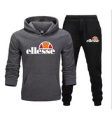 2025 Trendy Hoodie Set Autumn Campus New Stripe Set Trendy Printed Hoodie Casual Pants, Essential for Trendy Men