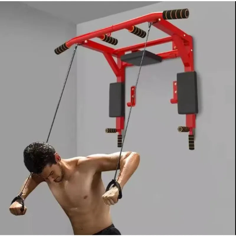 2026 Factory Pull up Bar Multi Doorway Wall Mounted Chin up bar Dip Station  Workout Power Tower Set Training for  Home Gym