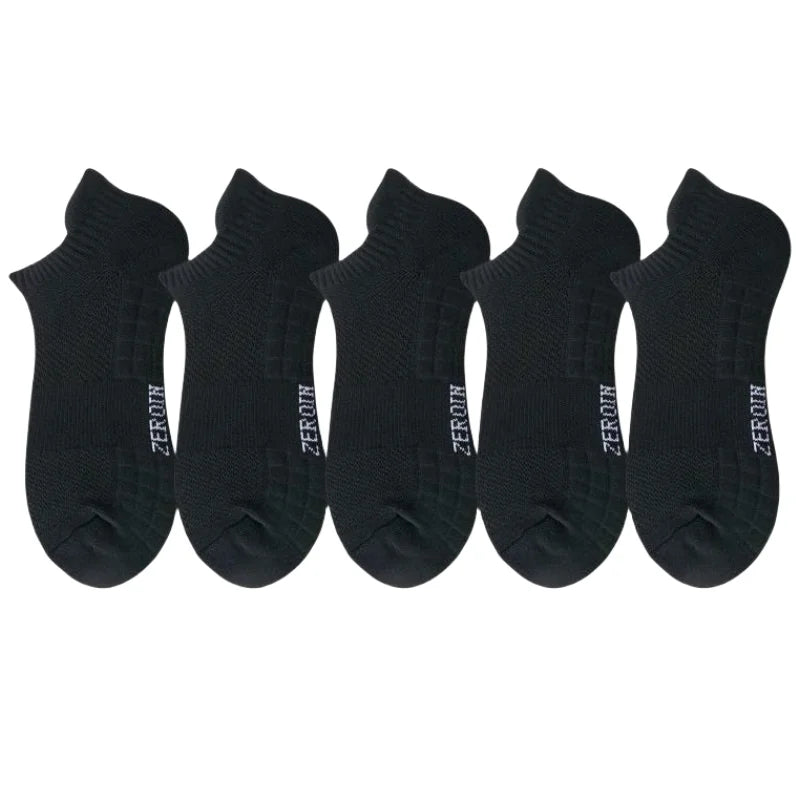 5Pairs Men's Cotton Sports Socks Breathable Sweat Absorbent & Odor-Resistant High Quality Women's Sock Comfortable Unisex sox