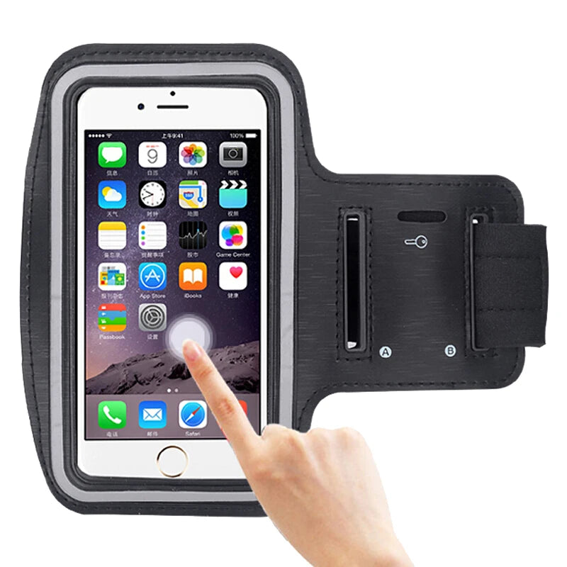 Phone Armband Bag, Universal for iPhone17/16/15/14/13Xiaomi Redmi K90, Samsung, Huawei, OnePlus, Perfect for Running and Cycling