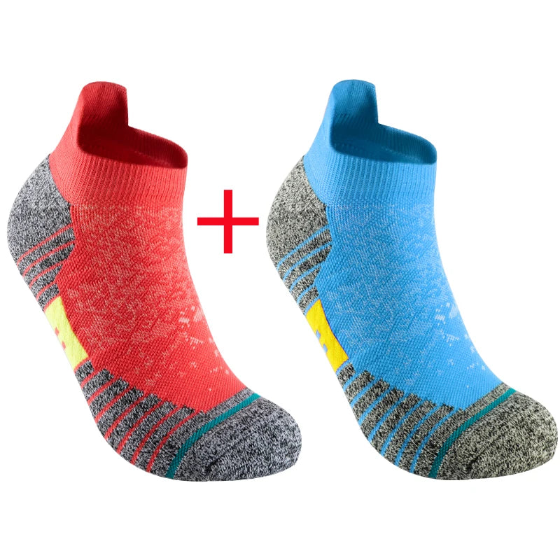 2 Pairs Bike Socks Men Nurse Compression Cycling For Women Mtb Guard Socks Stockings Sport Grip Barre Socks Invisible socks