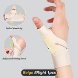 Wrist Thumb Support Brace Soft Elastic Thumb Compression Sleeve Protector Thumb Spica Splint Lightweight Wristband Gym Sports