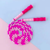Anti-Skid Segmented Fitness Jump Rope Adjustable Environment Protection Soft Bead Skipping Rope Anti Slip Professional