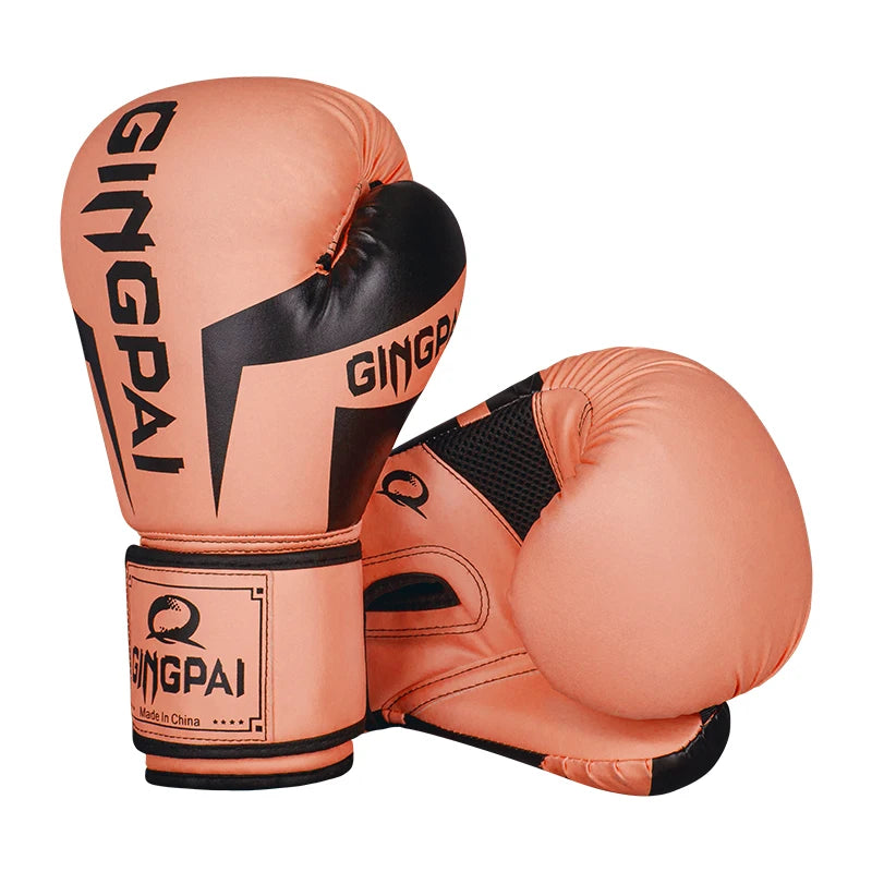 6 8 10 12oz Boxing Gloves PU Leather Muay Thai Guantes De Boxeo Free Fight MMA Sandbag Training Glove For Men Women