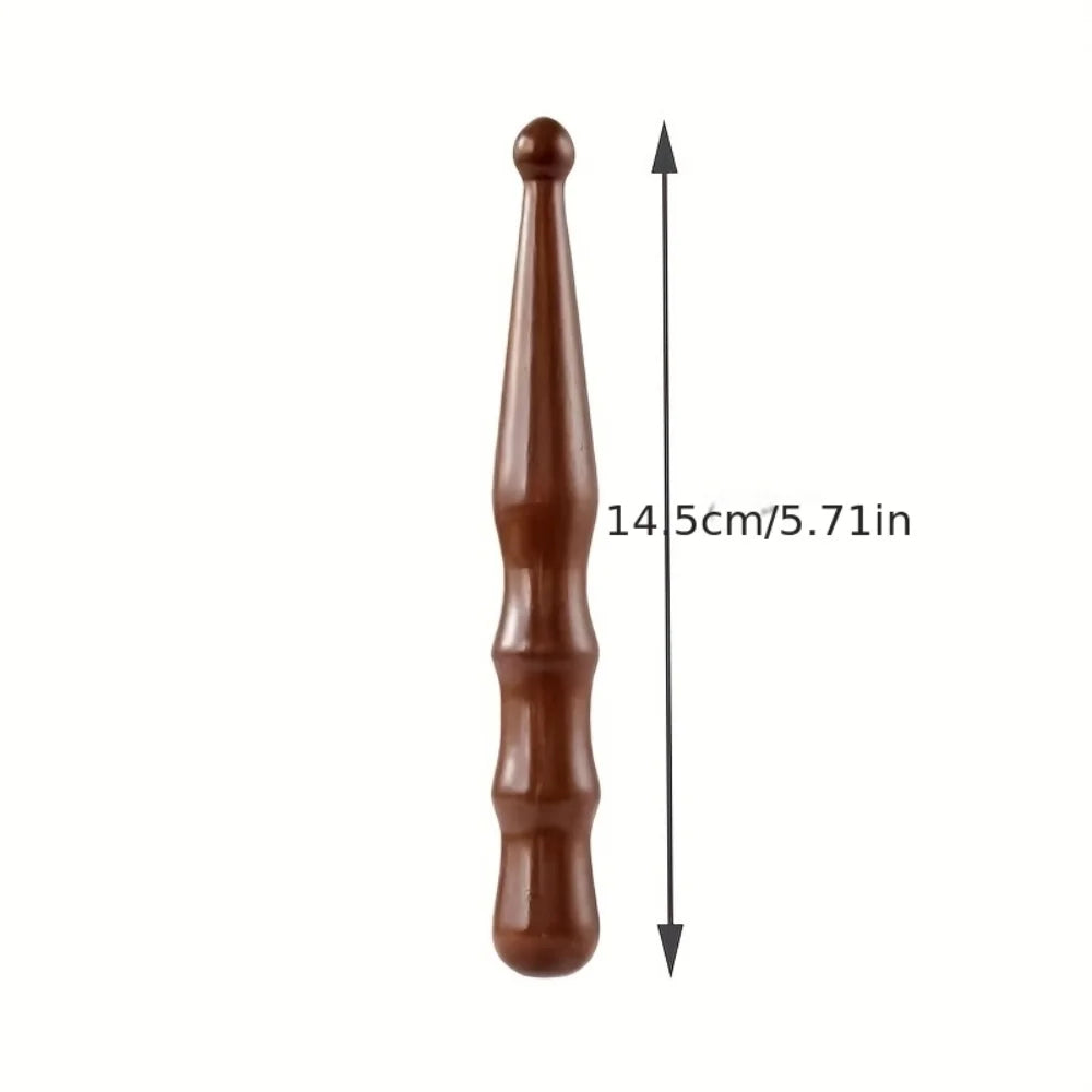 3 Wooden Acupressure Sticks for Body Points, Wooden Massage Sticks for Feet, Suitable for Relieving Fatigue