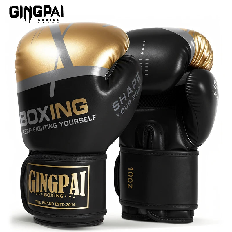 Professional Boxing Gloves Sanda Combat Kids Adult Men Women Boxing Gloves Muay Thai Training Punching Bags Thickened Breathable
