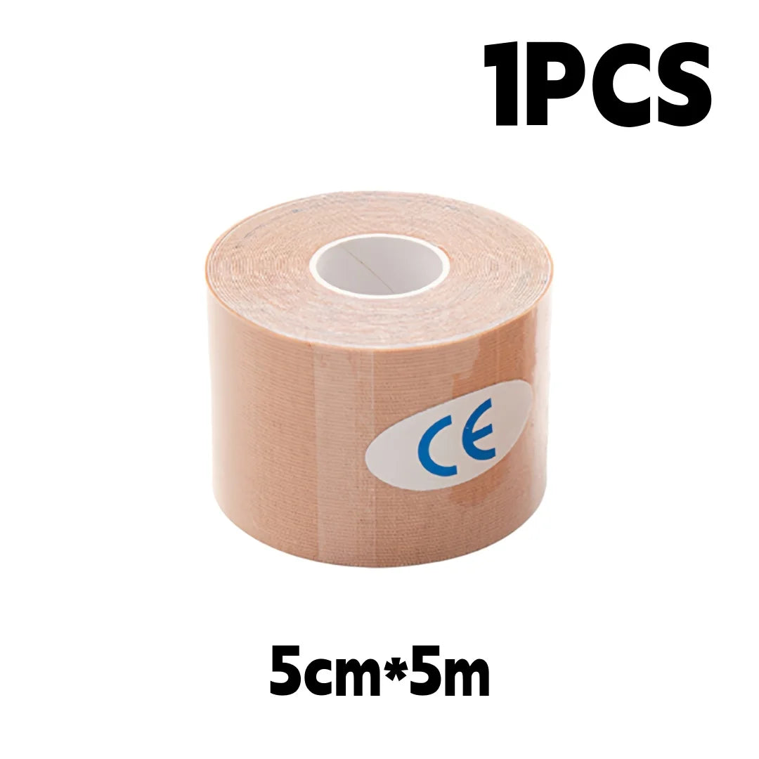 -Sports Kinesio Tape Muscle Kinesiology Elastic Knee Pain Relief Strain Patch Athletic Recovery Stickers Fitness Bandages