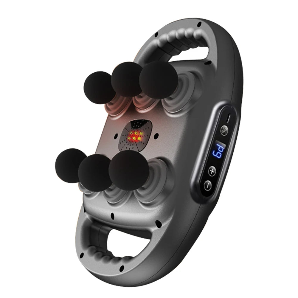 Fascia Massage Gun High Frequency Muscle Massager Gun Body Back Waist Shoulder Massage Machine 16 Heads Professional Fascia Gun