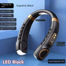 8000mAh USB Hanging Neck Fan Portable Bladeless Mini Rechargeable Mute LED Digital Display Electric Air Cooler Handheld