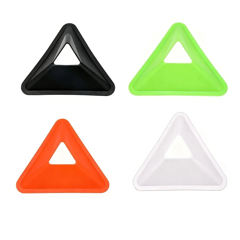 20/40Pcs 4 Colors Training Cones, Durable Triangle Marker Cones for Soccer Basketball Agility Training