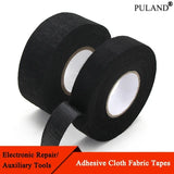 Heat-resistant Adhesive Cloth Fabric Tape 9~50mm For Automotive Cable Tape Harness Wiring Loom Protection Electrical Heat Tapes