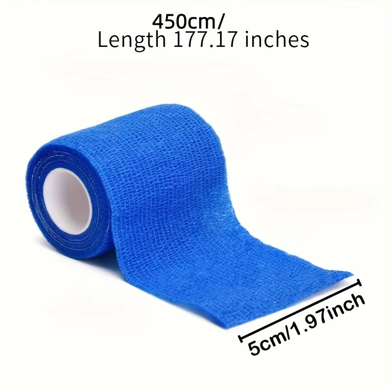 5cm Self Adhesive Elastic Bandage Sports Ankle Support Tape Waterproof Cohesive Wrap for Football Wrist Knee Injury Protection