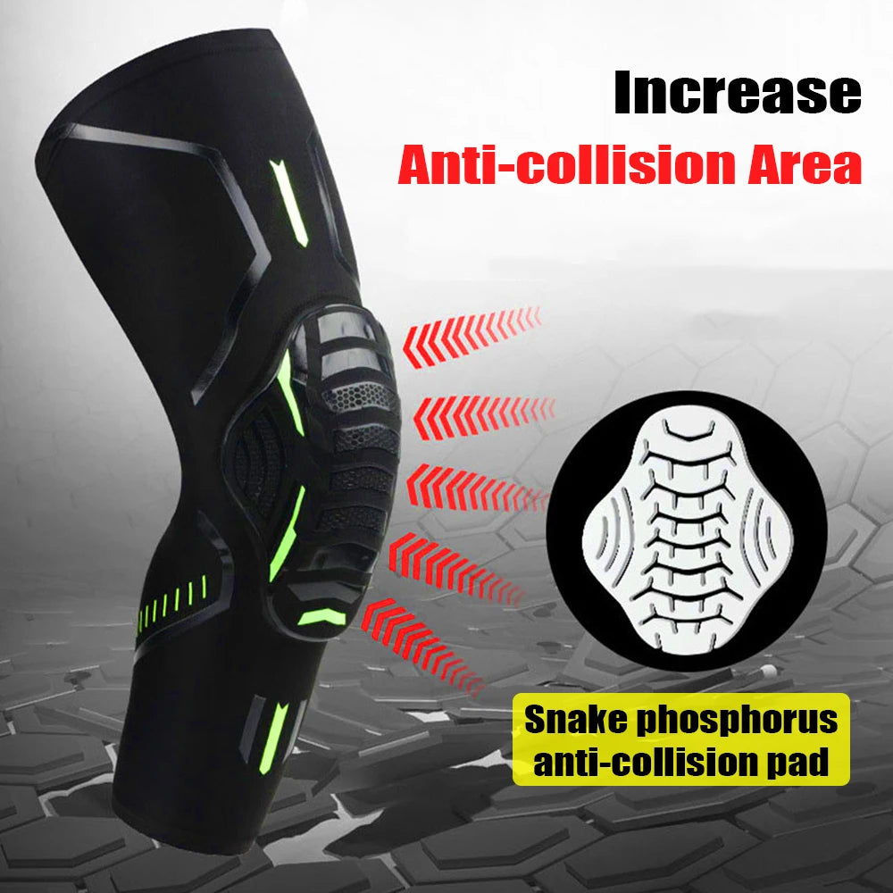 2Pcs/Pair Sport Crashproof Knee Support Pad Elbow Brace Arm Leg Compression Sleeve Outdoor Basketball Football Bicycle Protector