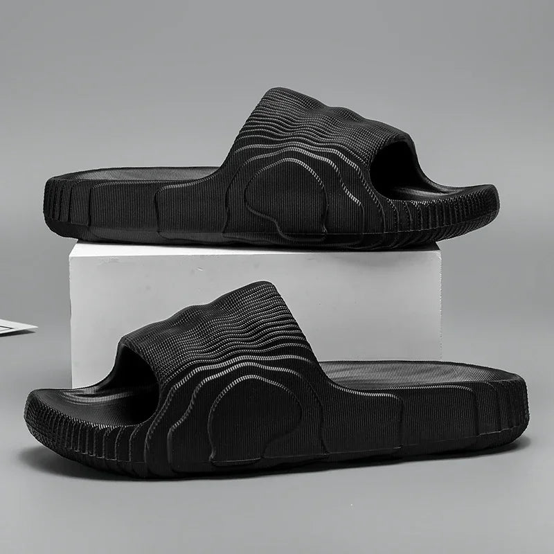 New Summer Sneaker Slippers For Women Men Thick Bottom Platform Slides Soft EVA Hollow Unisex Sports Sandals Casual Beach Shoes
