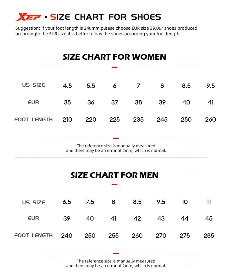 Xtep Men's Running Shoes 2000km 3.0 2025 Spring Lightweight Cushioned Wear-Resistant Training Jogging Sneakers 875119110032