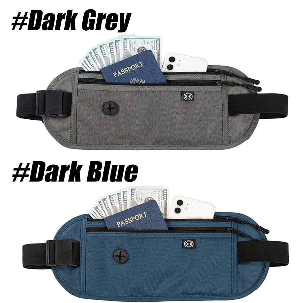 Sport Fanny Pack for Travel - Adjustable Running Belt, Phone Pouch & Essentials Holder for Hiking, Jogging,Outdoor