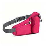 Fanny Pack with Water Bottle Holder Crossbody Bag with Extension Strap Running Belt Hydration Waist Pack for Walking Running