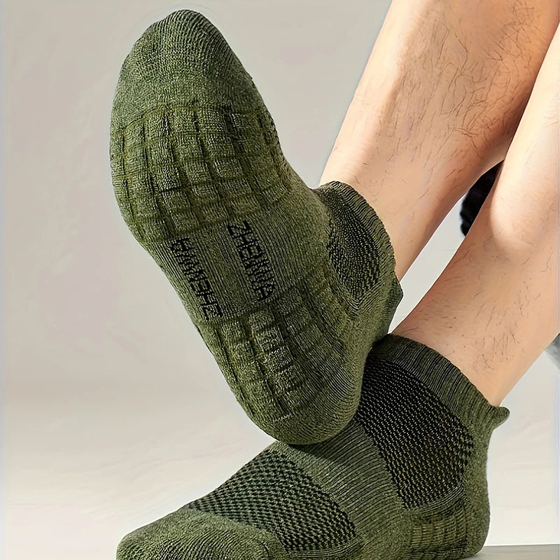 5Pairs Men's Cotton Sports Socks Breathable Sweat Absorbent & Odor-Resistant High Quality Women's Sock Comfortable Unisex sox