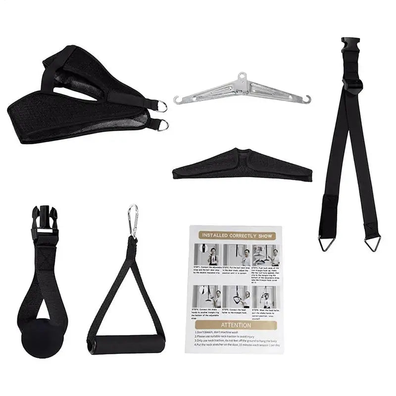Cervical Traction Device Neck Stretcher Strap Neck Traction Devices Home Use Portable Neck Sling For Spine Relaxation Cervical