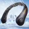 Portable Neck Fan with 5-Speed Silent Bladeless Design, Long-Lasting USB Rechargeable Cooling Device—Essential for Indoor and Outdoor Office Work, Reading, Sports, and Leisure.