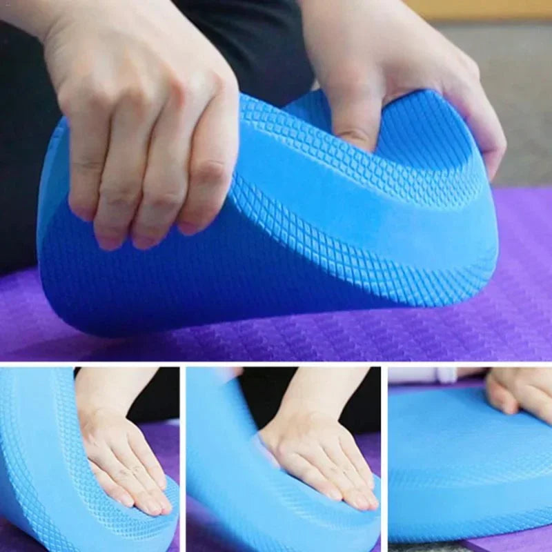 35*40cm TPE Yoga Mat Soft Balance Pad Waterproof Cushion Trainer Gym Pilates Block Fitness Knee Pad 5cm Thickened Balance Board