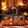 Halloween Quilted Bus Pumpkin Bag Women's Handbag Valentine's Day Gift Travel Bag Multi functional Sports Short Distance Handbag