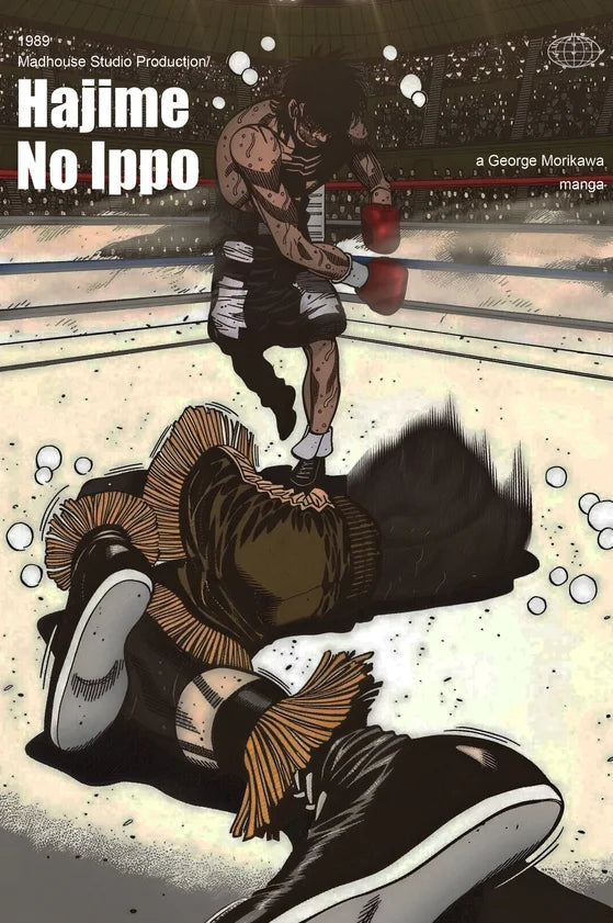 Classic Motivational Anime Hajime No Ippo Canvas Posters And Prints Home Decor Wall Art Hustle Boxing Manga Painting