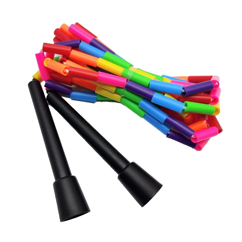 RA handle jump rope pvc rope bead rope abs pp material exercise nevertoolate hard beads alloy rope tpu rope anti cold
