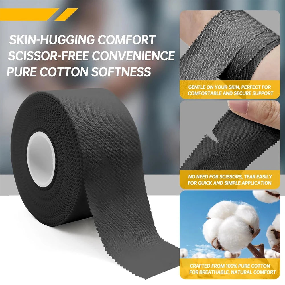 2/3Rolls Athletic Tapes, Sports Tapes,Very Strong No Sticky Residue Wrist Ankle Tape for Gymnastics Boxing Lacrosse Climbing