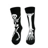 1 Pair Halloween Skeleton Ghost Claw Cartoon Print Casual Socks for Men and Women Mid-Calf Socks Autumn Winter Socks for Girls
