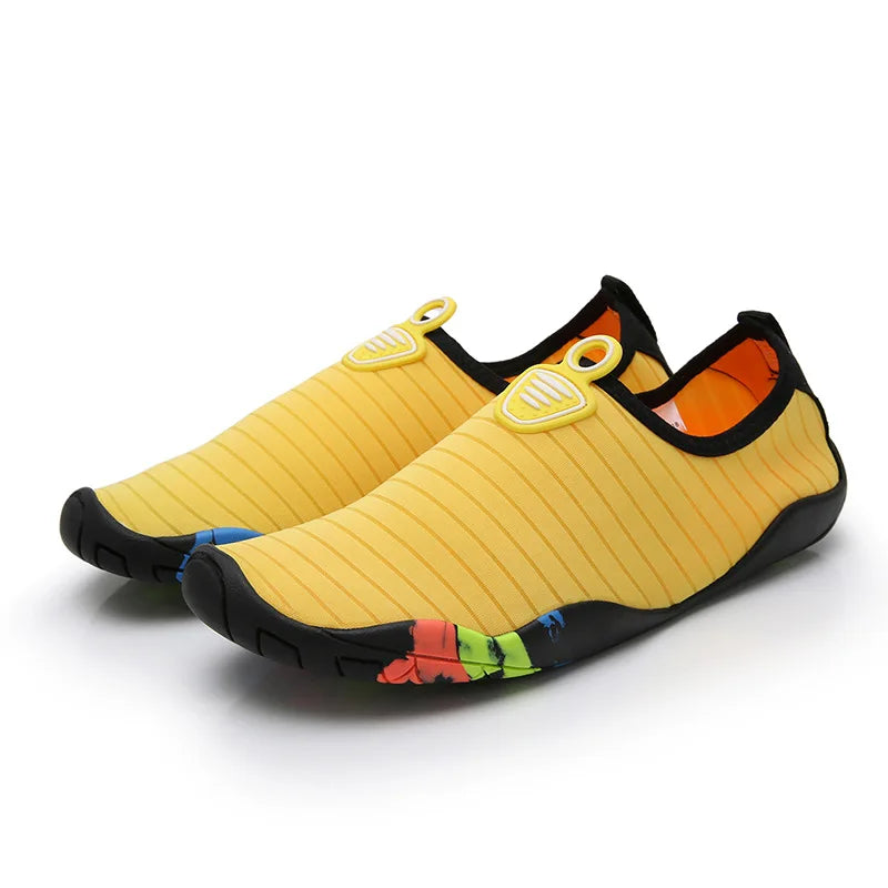 New Unisex Lager Size Unisex Outdoor Aqua Shoes Couples Vacation Beach Barefoot Swimming Shoes Indoor Fitness Gym Shoes35-46#