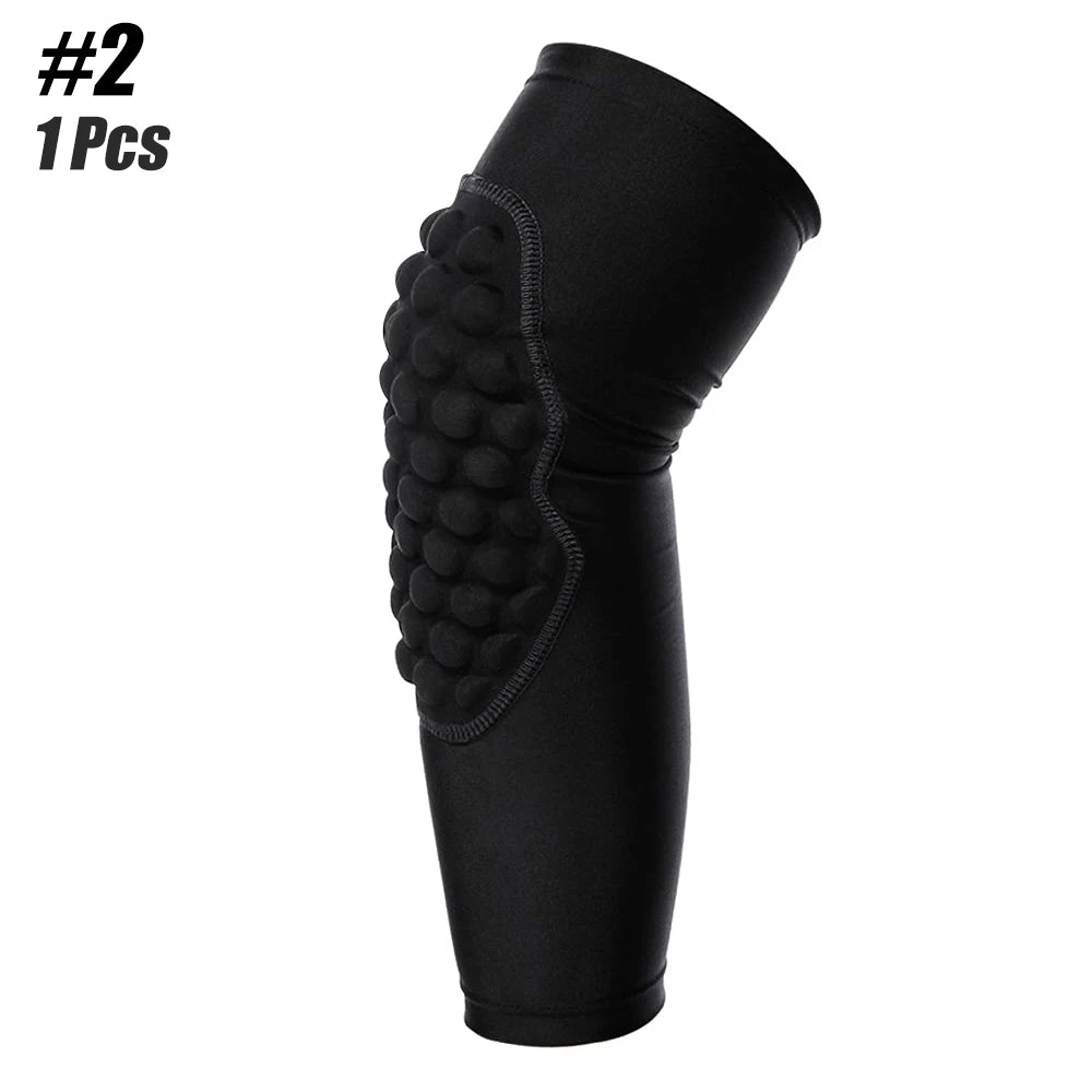 1/2Pcs Honeycomb Knee Support Knee Pads Brace Leg Sleeve Calf Compression Knee Protection For Kids Child Sports Football