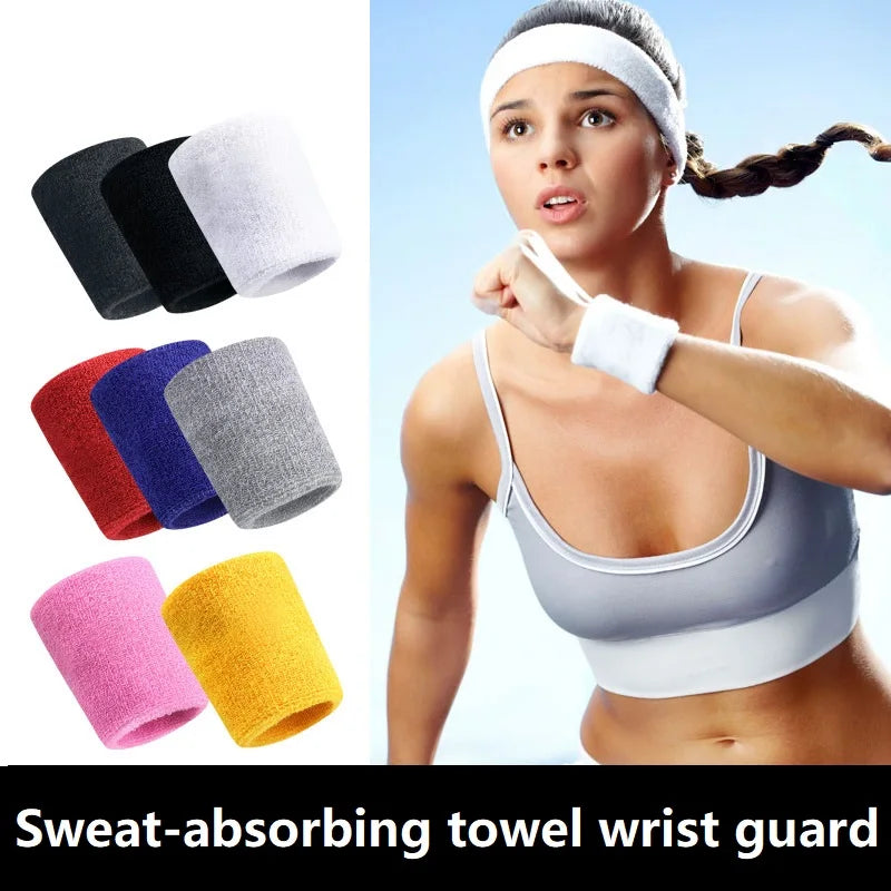Elastic Bandage for Tennis Wrist Sweat Protector Sweat Protector Near Wristband Sweatband Tennis Cuffs Wrist Bandage HSW02